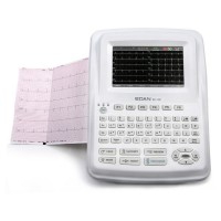 Elettrocardiografo automatico, manuale, ritmo R-R o con memoria a 12 canali, con schermo a colori 7".